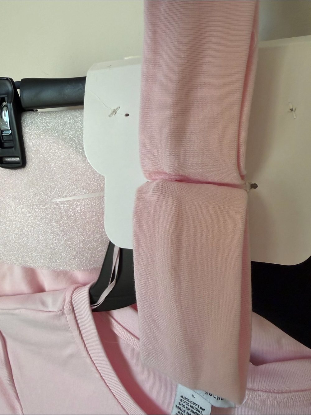 Baby Pink cotton short sleeve Crop top, mini skort and headband matching set - Picture 3 of 6